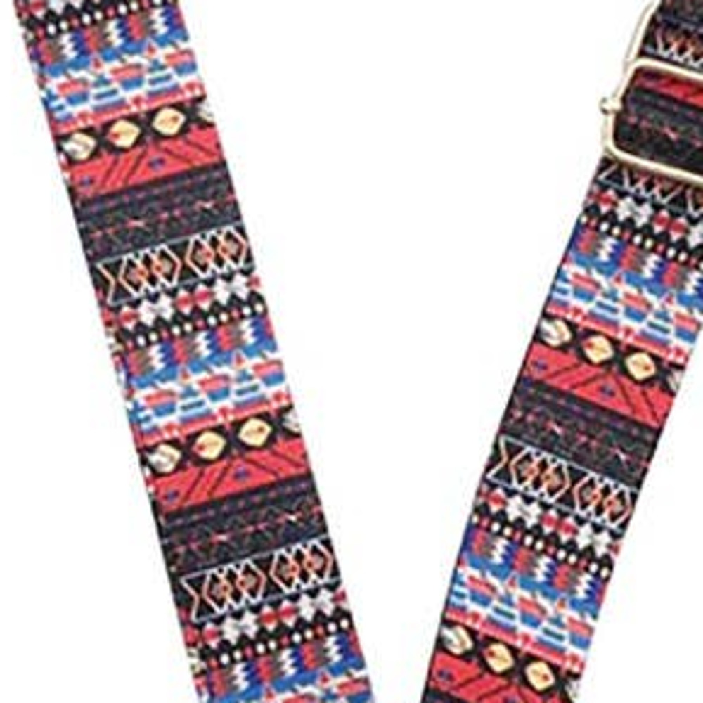 Multicolored Geometric Print Purse Bag Crossbody Adjustable Strap - Picture 3 of 3